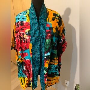 Colorful Abstract Kimono